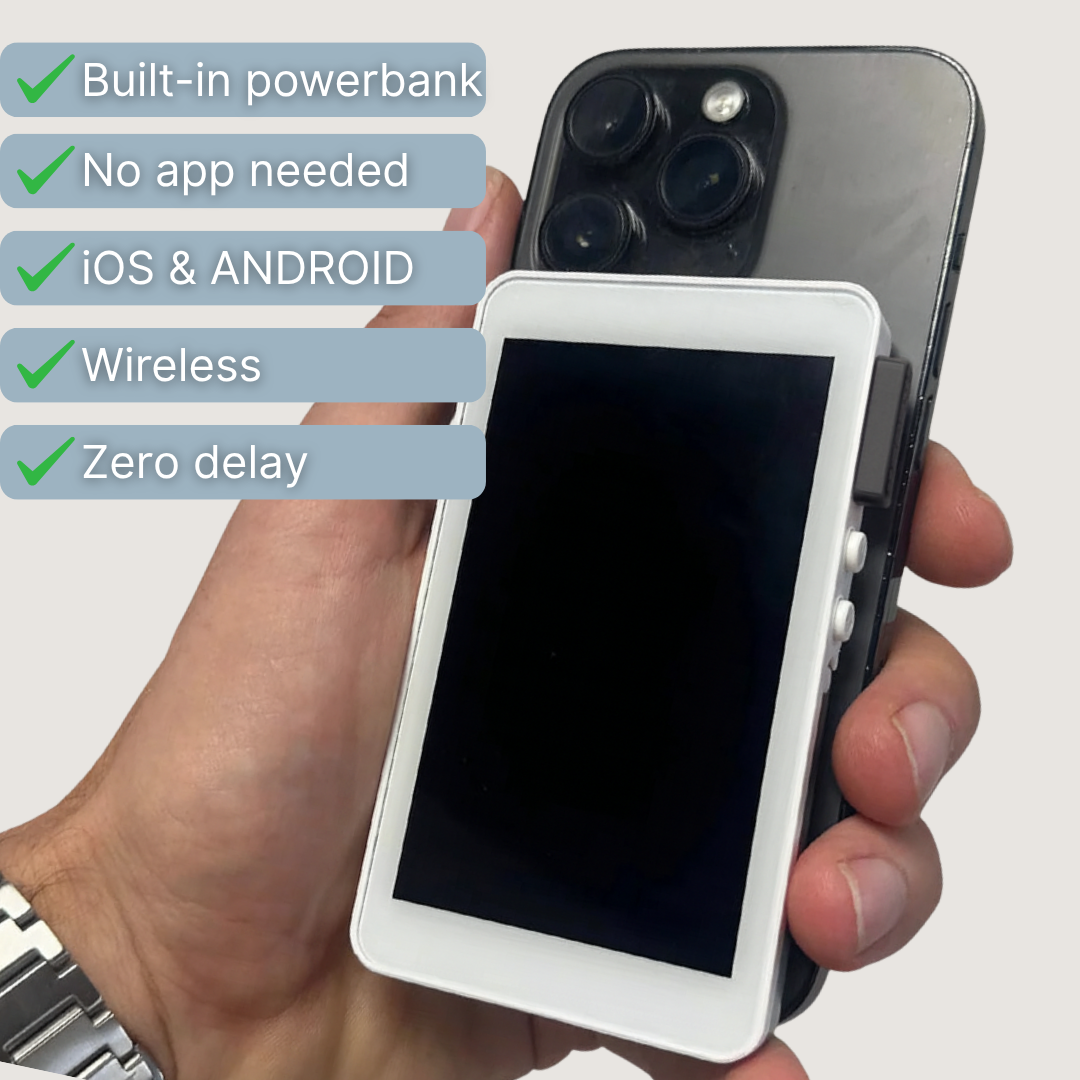 Fliq™ - Selfie Monitor Pro - White