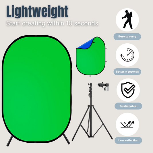 Fliq™ - Portable Green Screen