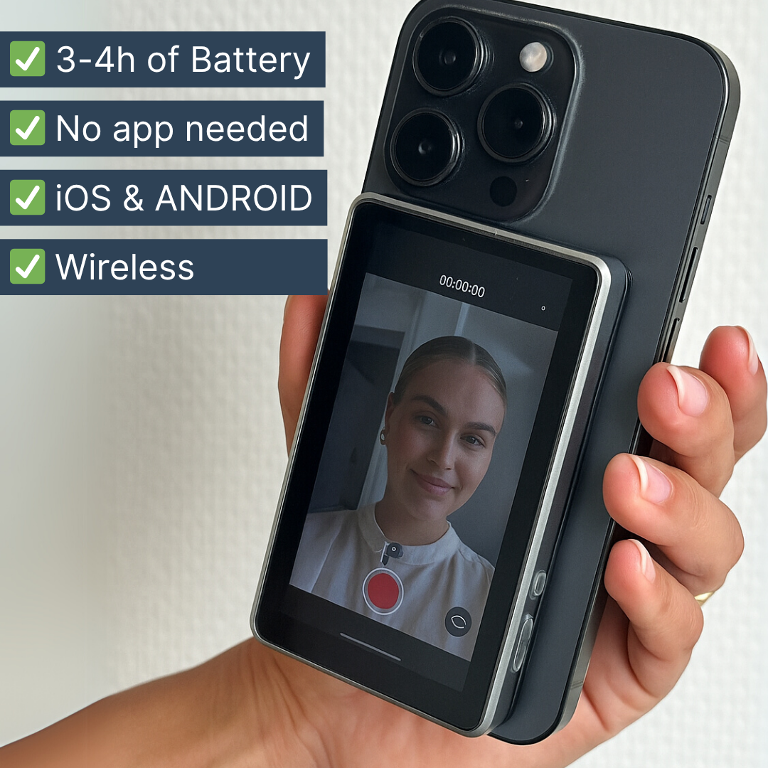 Fliq™ Selfie Monitor Bundle Pro