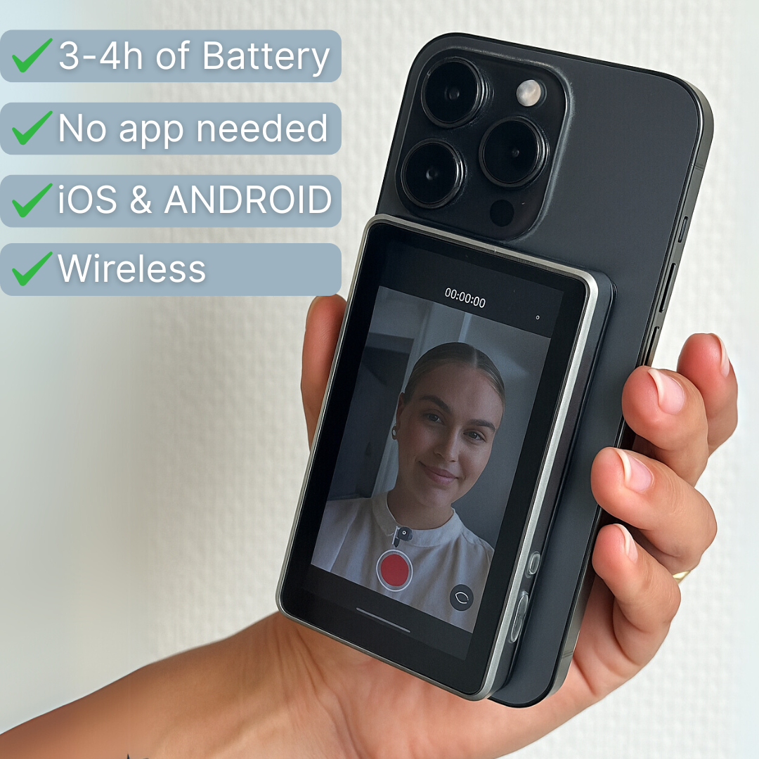 Fliq™ Selfie Monitor Bundle Pro