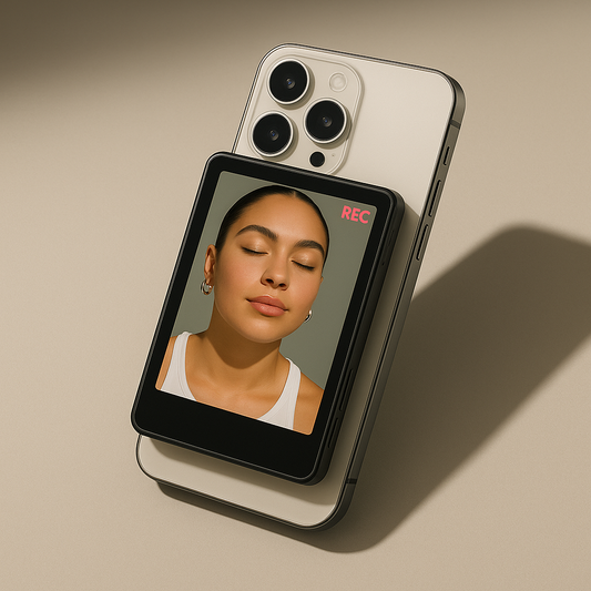 Fliq Magnetic Selfie Monitor – Creator Kit with Ring light & Remote