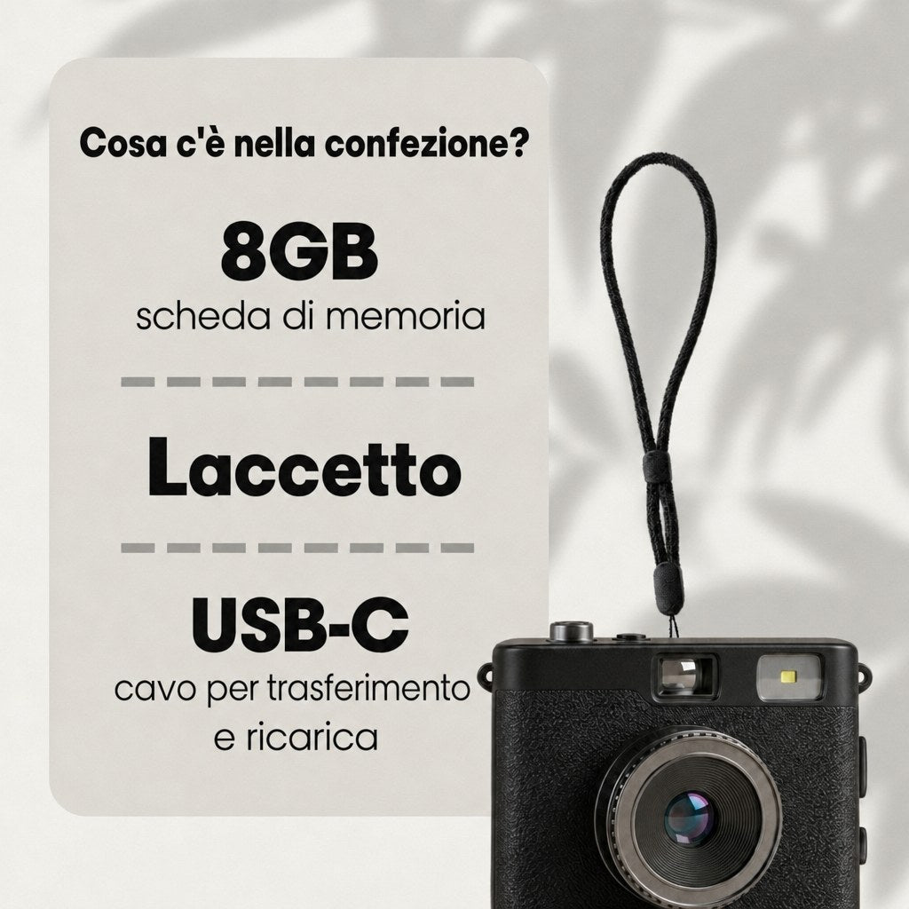 Fotocamera digitale Fliq Vintage