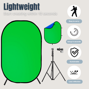 Fliq™ - Portable Green Screen