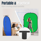 Fliq Portable Green Screen smooth matte green surface close-up