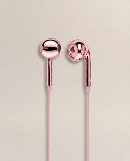Fliq - Chrome Wired Earbuds