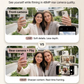 Fliq Selfie Monitor Studio Pro rear camera real-time preview in use