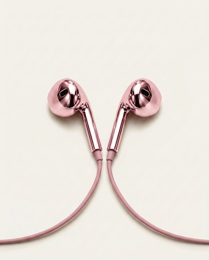 Fliq - Chrome Wired Earbuds Pro