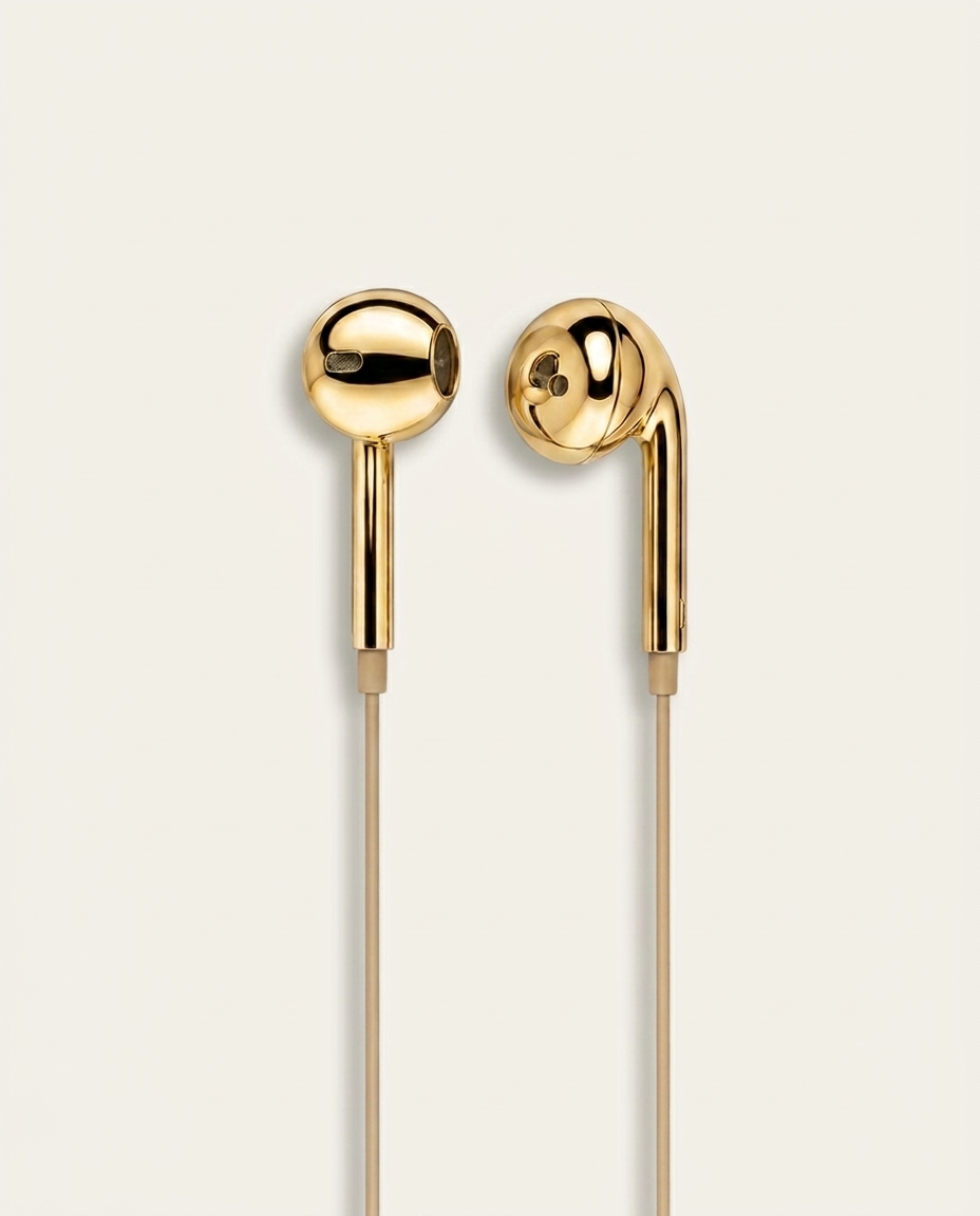Fliq - Chrome Wired Earbuds