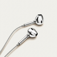 Fliq - Chrome Wired Earbuds