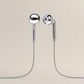 Fliq - Chrome Wired Earbuds