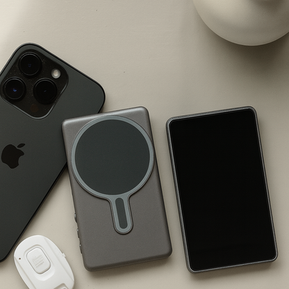 Fliq Magnetic Selfie Monitor – Portable Smartphone Mirror with Free Bluetooth Remote