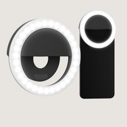 Fliq Magnetic Selfie Monitor – Deluxe Bundle with Ring Light & Remote