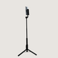 Fliq MagSafe tripod at full height for standing creator filming