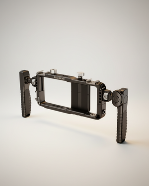 Fliq Video Cage Kit Pro 67mm filter adapter cold shoe mount detail