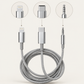 Fliq - Chrome Wired Earbuds