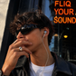 Fliq - Chrome Wired Earbuds