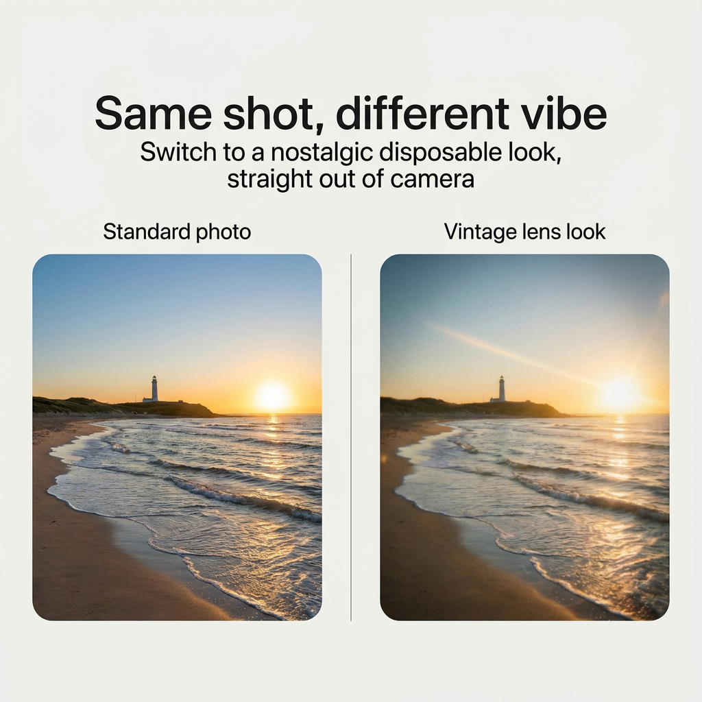 Photo sample showing Fliq Cookie Lens warm halation and soft blur effect