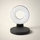 Fliq MagSafe Light Pro snapped onto phone warm light filming setup