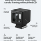 Fliq Optical Viewfinder focal length options and features info graphic