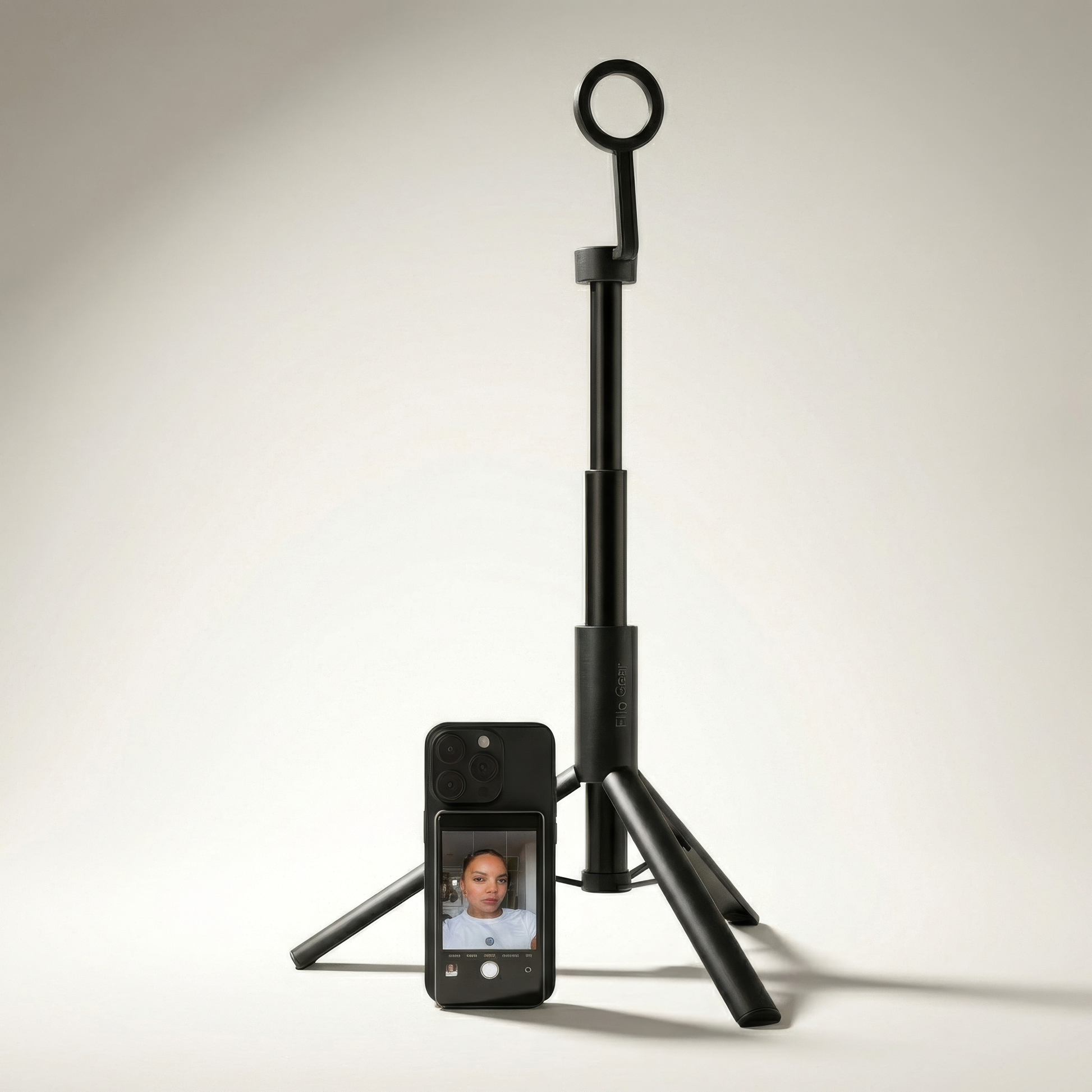 Fliq selfie monitor and MagSafe tripod bundle for solo creator filming with rear camera