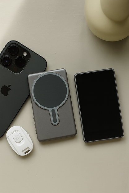 Fliq Magnetic Selfie Monitor – Portable Smartphone Mirror with Free Bluetooth Remote