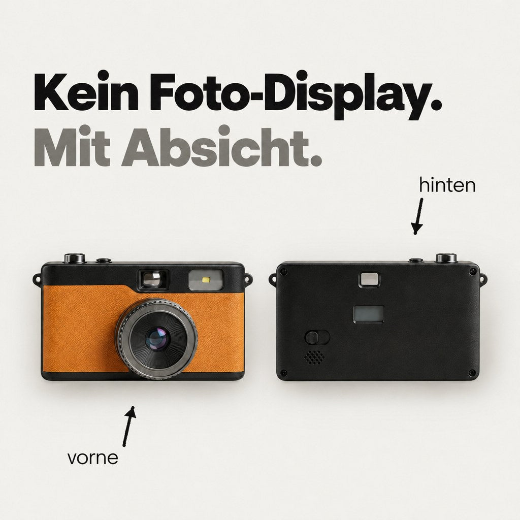 Kein Display. Mit Absicht.